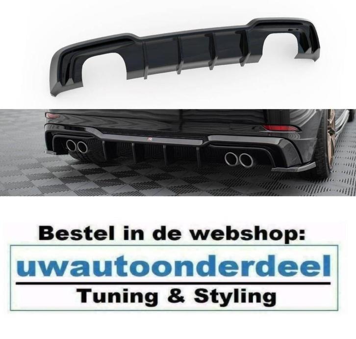 Maxton Sportback Rear Valance Diffuser Geschikt Voor Audi S3, Auto diversen, Tuning en Styling, Verzenden