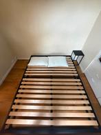 Emma metalen Bed 160x200 - Uit Elkaar!, Ophalen, Gebruikt, Zwart, Tweepersoons