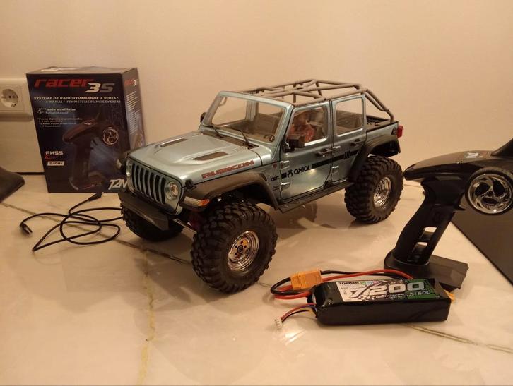 Axial SCX10 III Jeep Rubicon RTR, Hobby en Vrije tijd, Modelbouw | Radiografisch | Auto's, Auto offroad, Elektro, Schaal 1:10