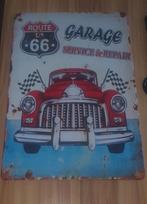 Route 66 Garage Wandbord - Vintage Stijl, Ophalen of Verzenden, Nieuw