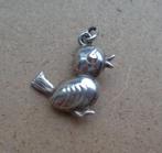 zilveren vintage bedel eenden kuiken [551], Overige merken, Ophalen of Verzenden, Zo goed als nieuw, 1 bedel