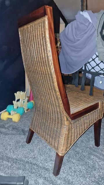 Eetkamerstoelen Rotan 6 stuks beschikbaar voor biedingen