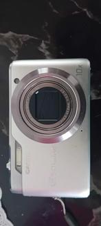 Casio Exilim Compact Camera zonder oplader en betrij Zilver, Audio, Tv en Foto, Fotocamera's Digitaal, Ophalen of Verzenden, Gebruikt
