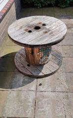 Houten tafel rond, Ophalen, Gebruikt, Rond, Hout