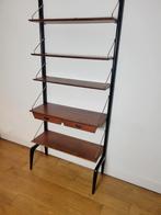 Vintage modulair wandmeubel van Louis van Teeffelen, Ophalen, Met plank(en), Gebruikt, Teakhout