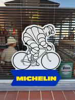 Vintage Michelin Reclamebord, Reclamebord, Gebruikt, ., Ophalen of Verzenden