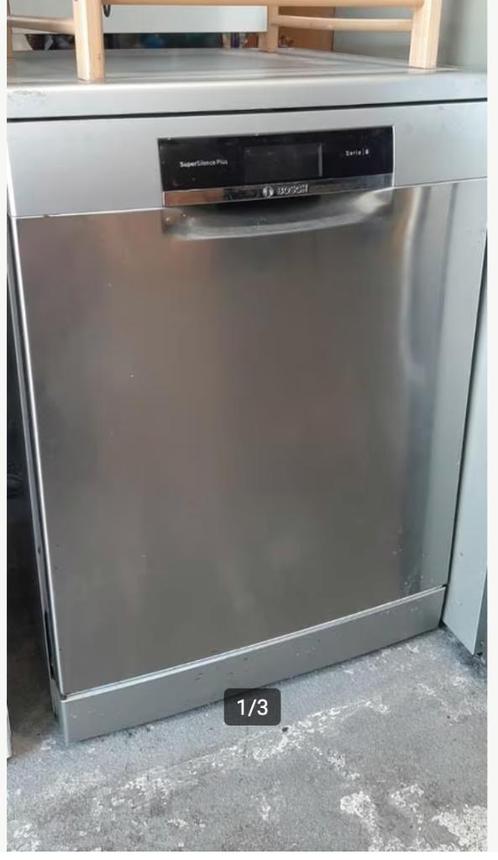 Bosch serie 8 vaatwasser / vaatwasmachine SuperSilent Plus, Witgoed en Apparatuur, Vaatwasmachines, Zo goed als nieuw, Vrijstaand
