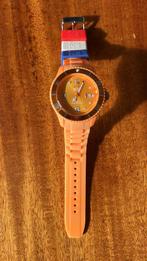 Ice Watch Oranje, Sieraden, Tassen en Uiterlijk, Horloges | Heren, Kunststof, Polshorloge, Kunststof, Zo goed als nieuw