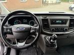 Ford Transit Custom 300 2.0 TDCI L2H1 Trend DC 6-zets euro 6, Auto's, Voorwielaandrijving, 15 km/l, Euro 6, Wit