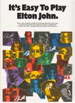 Piano easy: It's Easy To Play Elton John, Piano, Gebruikt, Ophalen of Verzenden