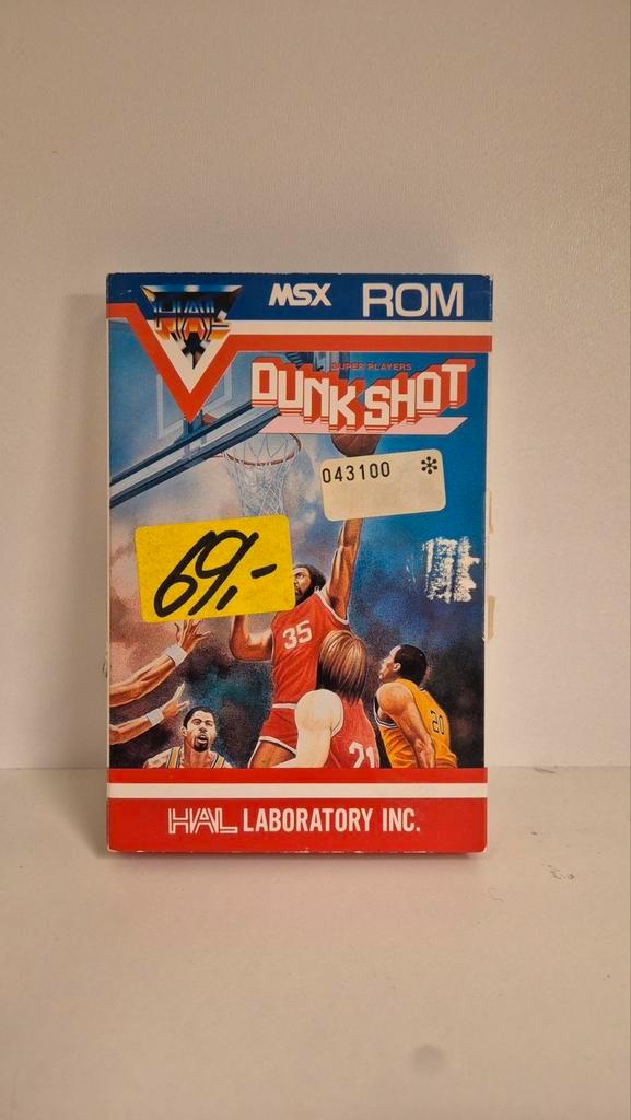 Dunk Shot - MSX ROM Game - HAL Laboratory Inc. - Retro Gamin, Spelcomputers en Games, Games | Pc, Zo goed als nieuw, 1 speler