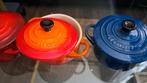 Le Creuset mini braadpannen multi-colours, Ophalen of Verzenden, Zo goed als nieuw, Overige materialen, Overige typen