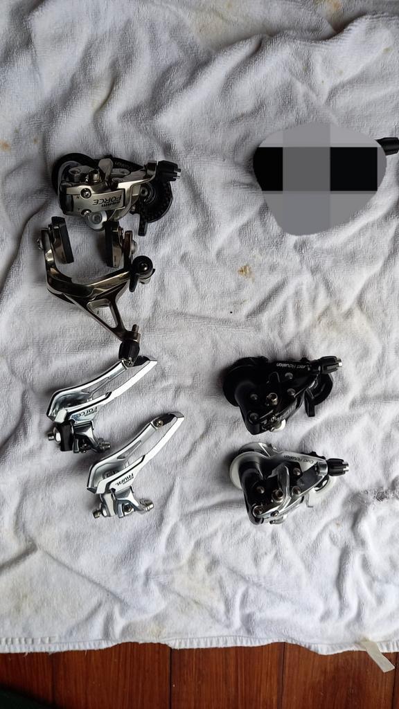 Racefiets onderdelen, Fietsen en Brommers, Fietsen | Racefietsen, Overige merken, Meer dan 20 versnellingen, Carbon, Ophalen of Verzenden