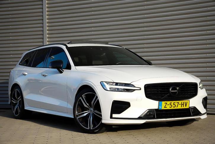 Volvo V60 2.0 T6 AWD R-DESIGN 310 PK | PANO/HUD/KEYLESS/ VOL, Auto's, Volvo, Bedrijf, Te koop, V60, 4x4, ABS, Achteruitrijcamera