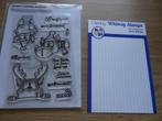 whimsy stamps 3 voor 15 euro, Ophalen of Verzenden, Zo goed als nieuw, Overige thema's, Pons of Mal
