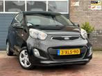 Kia Picanto 1.0 CVVT BusinessLine|Airco|Navi.|1e Eig, Voorwielaandrijving, Euro 5, Stof, Zwart
