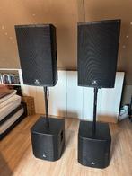 Actieve speakers | Speakerset | Devine | 15" actief, Gebruikt, 120 watt of meer, Front, Rear of Stereo speakers, Ophalen