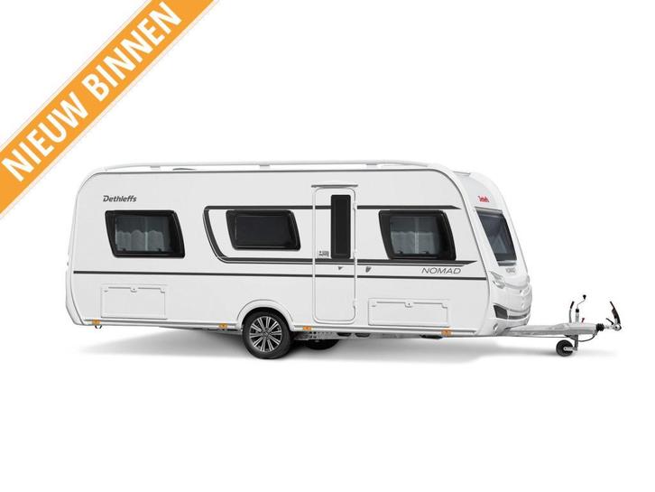 Dethleffs Nomad 510 LE, Caravans en Kamperen, Caravans, Bedrijf, tot en met 4, Treinzit, Dethleffs, 2 aparte bedden, Lengtebed