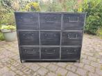 Metalen kast, Huis en Inrichting, Kasten | Ladekasten, Gebruikt, 5 laden of meer, Minder dan 100 cm, 25 tot 50 cm