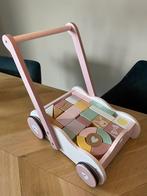 Little Dutch blokkenkar/loopwagen, Kinderen en Baby's, Speelgoed | Houten speelgoed, Gebruikt, Ophalen of Verzenden