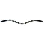 Horka Frontriem Colori Crystal, Zwart, wave vorm, Cob, Full, Ophalen of Verzenden, Nieuw, Dressuur