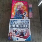 Frozen map, memory en potloden, Ophalen of Verzenden, 10 tot 50 stukjes, Zo goed als nieuw