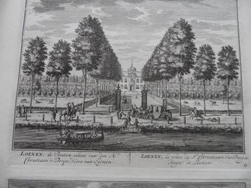 63 Loenen aan de Vecht Heer van Loenen Kopergravure 1719 beschikbaar voor biedingen