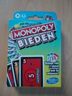 Monopoly Bieden, kaartspel, nieuw, Een of twee spelers, Ophalen of Verzenden, Nieuw, Hasbro