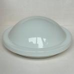 Vintage Peill & Putzler Mushroom Plafondlamp - Ø 28cm, Ophalen of Verzenden, Gebruikt, Glas, Vintage