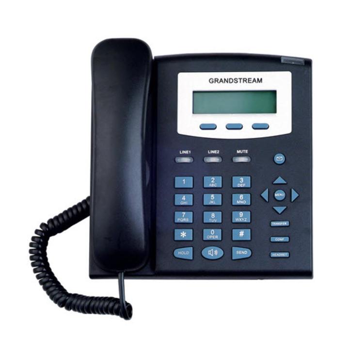 GrandStream GXP-1200 GXP1200 2-lijns IP Phone (2xLAN, 2xSIP), Telecommunicatie, Vaste telefoons | Niet Draadloos, Gebruikt, Verzenden