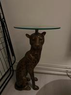 Pantertafel bijzettafel, Huis en Inrichting, Minder dan 55 cm, Rond, Ophalen, 45 tot 60 cm