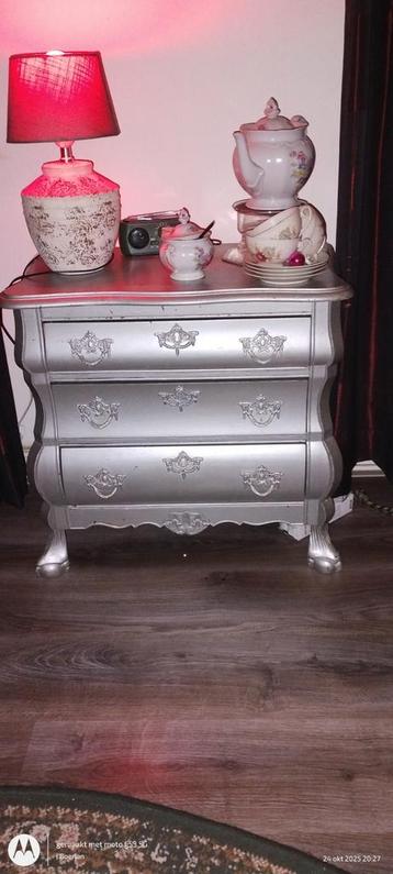 Oud zilver kastje - Opknapper! beschikbaar voor biedingen