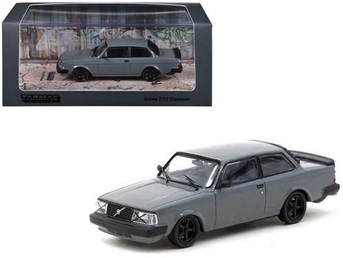 Tarmac 1:64 Volvo 242 Custom grijs "Road64" "Hobby64+", Hobby en Vrije tijd, Modelauto's | Overige schalen, Nieuw, Auto, Ophalen of Verzenden