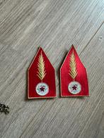 Kraagspiegels afrikaans socialistische officier, Verzamelen, Ophalen of Verzenden, Landmacht