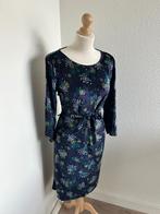 King Louie maat XL blauwe Zoe velvet dress 2672, Blauw, Maat 46/48 (XL) of groter, Ophalen of Verzenden, Zo goed als nieuw