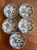 Antieke Chinese Thee Bordjes (5 stuks), Ophalen of Verzenden