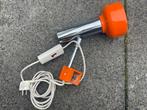 Vintage Oranje Lamp/Spot - Werkt Goed!, Huis en Inrichting, Ophalen of Verzenden, Gebruikt, Metaal, Minder dan 50 cm