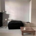 Ikea Soderhamn hocker hoes, zwart velvet, Huis en Inrichting, Vierkant, Zo goed als nieuw, 75 tot 100 cm, Soderhamn