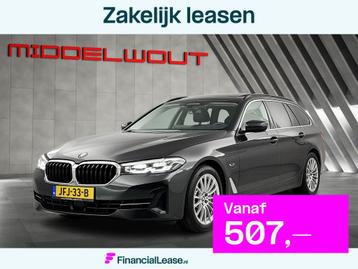 BMW 5 Serie Touring 530e M-sport High Exe/Pano-dak/Adapt.Cru beschikbaar voor biedingen