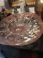 Design schaal rose/goud glas izms, Ophalen of Verzenden