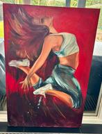 Uniek schilderij Danser 80x120, Antiek en Kunst, Ophalen