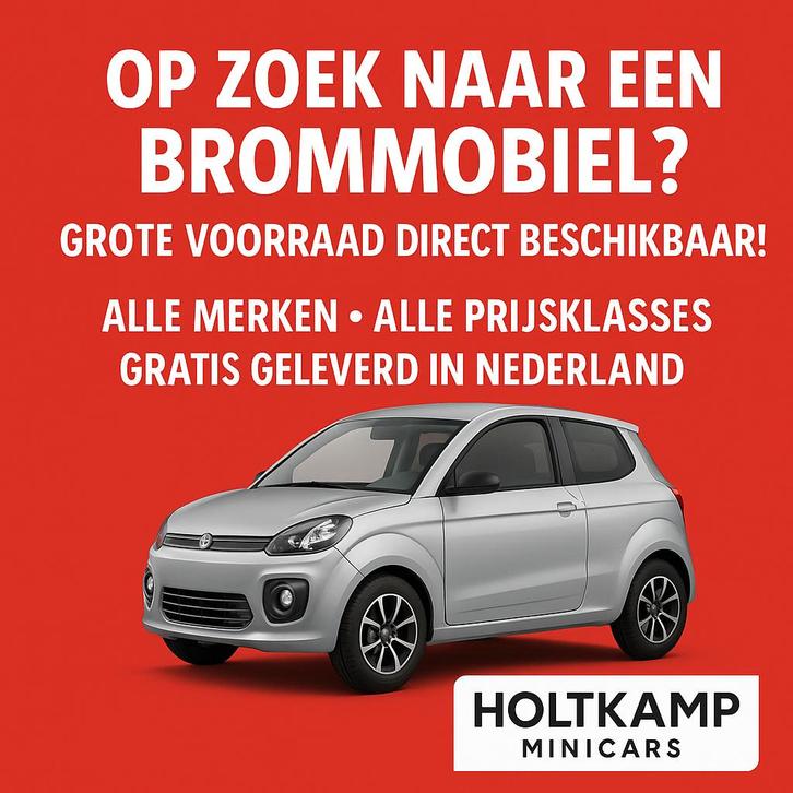 Vind jouw nieuwe brommobiel vandaag nog! Grote voorraad!, Diversen, Brommobielen en Scootmobielen, Gebruikt, Ophalen