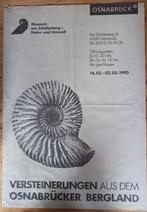 Poster: Versteinerungen aus dem Osnabrücker Bergland 1993, Ophalen of Verzenden, Overige typen