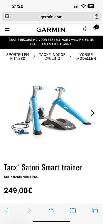 Tacx boost indoor traing plus wiel beschikbaar voor biedingen