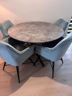 Eettafel zonder stoelen, Huis en Inrichting, Tafels | Eettafels, Ophalen, Gebruikt, Rond, 100 tot 150 cm