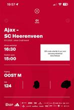 Ajax - Heerenveen op vak 124, Tickets en Kaartjes, Sport | Voetbal, Eén persoon