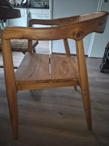 Teakhouten eetstoelen voor buiten en binnen!  beschikbaar voor biedingen