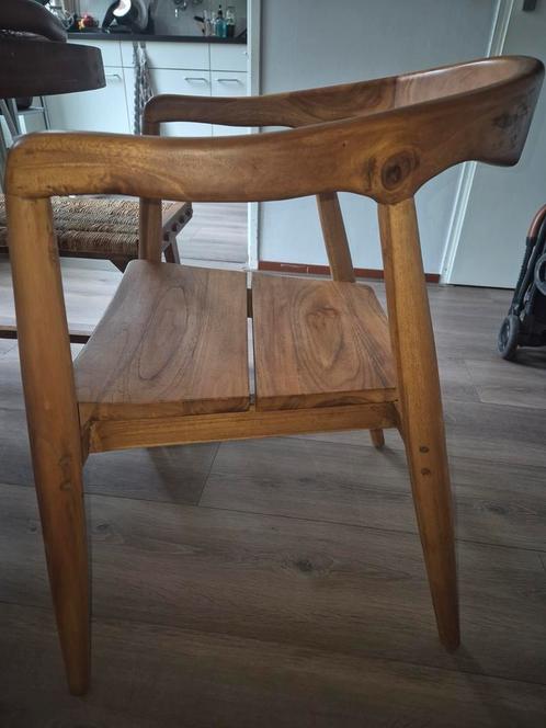 Teakhouten eetstoelen voor buiten en binnen!, Huis en Inrichting, Stoelen, Zo goed als nieuw, Ophalen