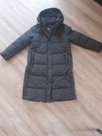 Lange dames winterjas zwart 42, Ophalen of Verzenden, Zo goed als nieuw, Maat 42/44 (L), Zwart