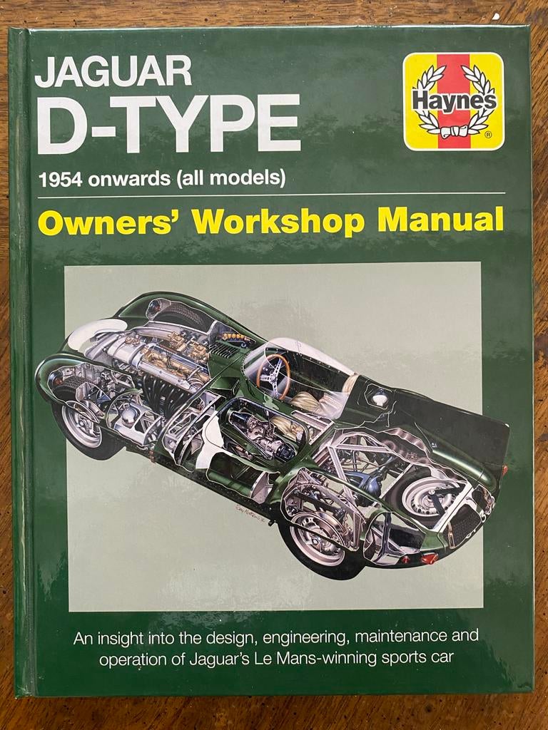 Jaguar D-Type 1954 all models haynes, Boeken, Auto's | Boeken, Zo goed als nieuw, Ophalen of Verzenden